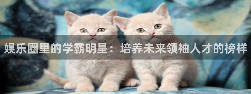 壹号电子娱乐app下载最新版：娱乐圈里的学霸明星：培养未来领袖人才的榜样
